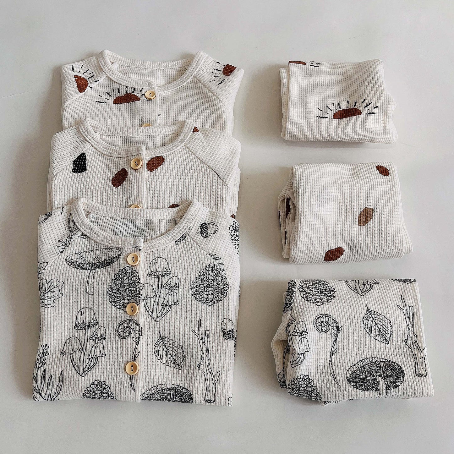 Fashion Children Pajamas Set Spring Fall Soft Cotton Long Sleeve Children Sleepwear Pajamas Sets Children Clothing